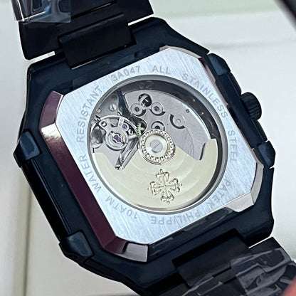 Montre PATEK CAP mecanique HAUTE GAMME NOIR