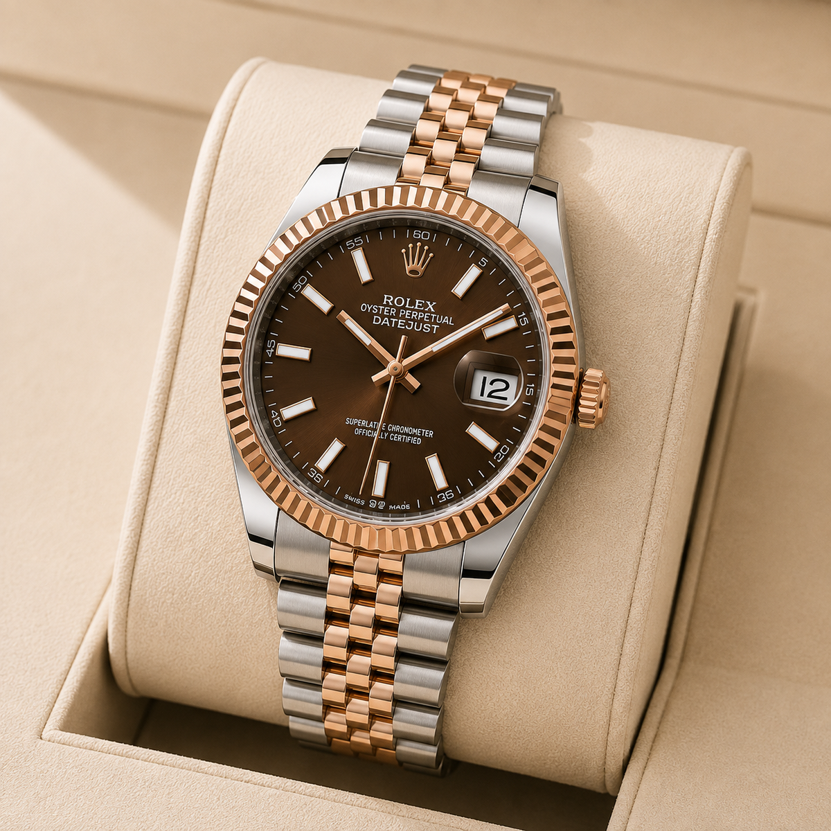 Montre rlx DATE DIAL BLEU mecanique HAUTE GAMME